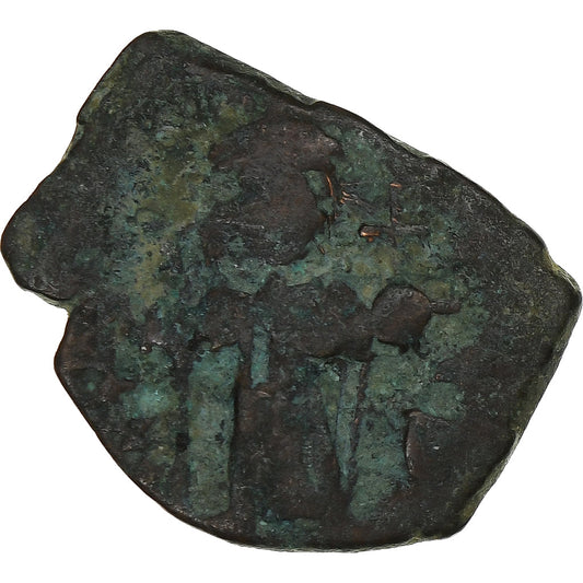 Konstans II, 
  
  Follis, 
  
  641-668 našeho letopočtu